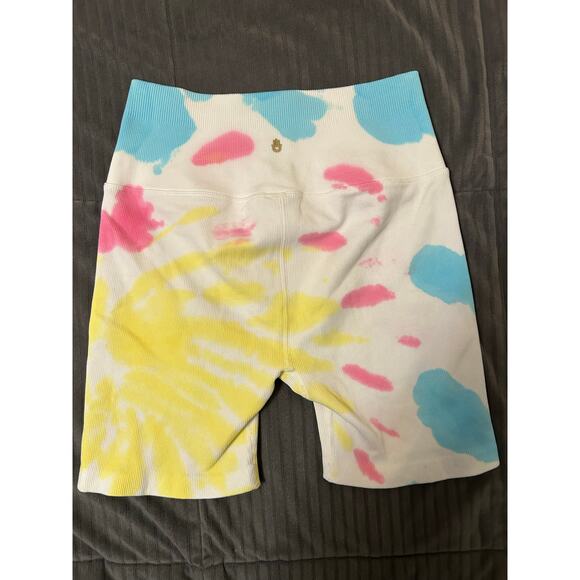 Spiritual Gangster X Revolve Biker Shorts in sunburst tie dye size XS/S - Picture 5 of 6